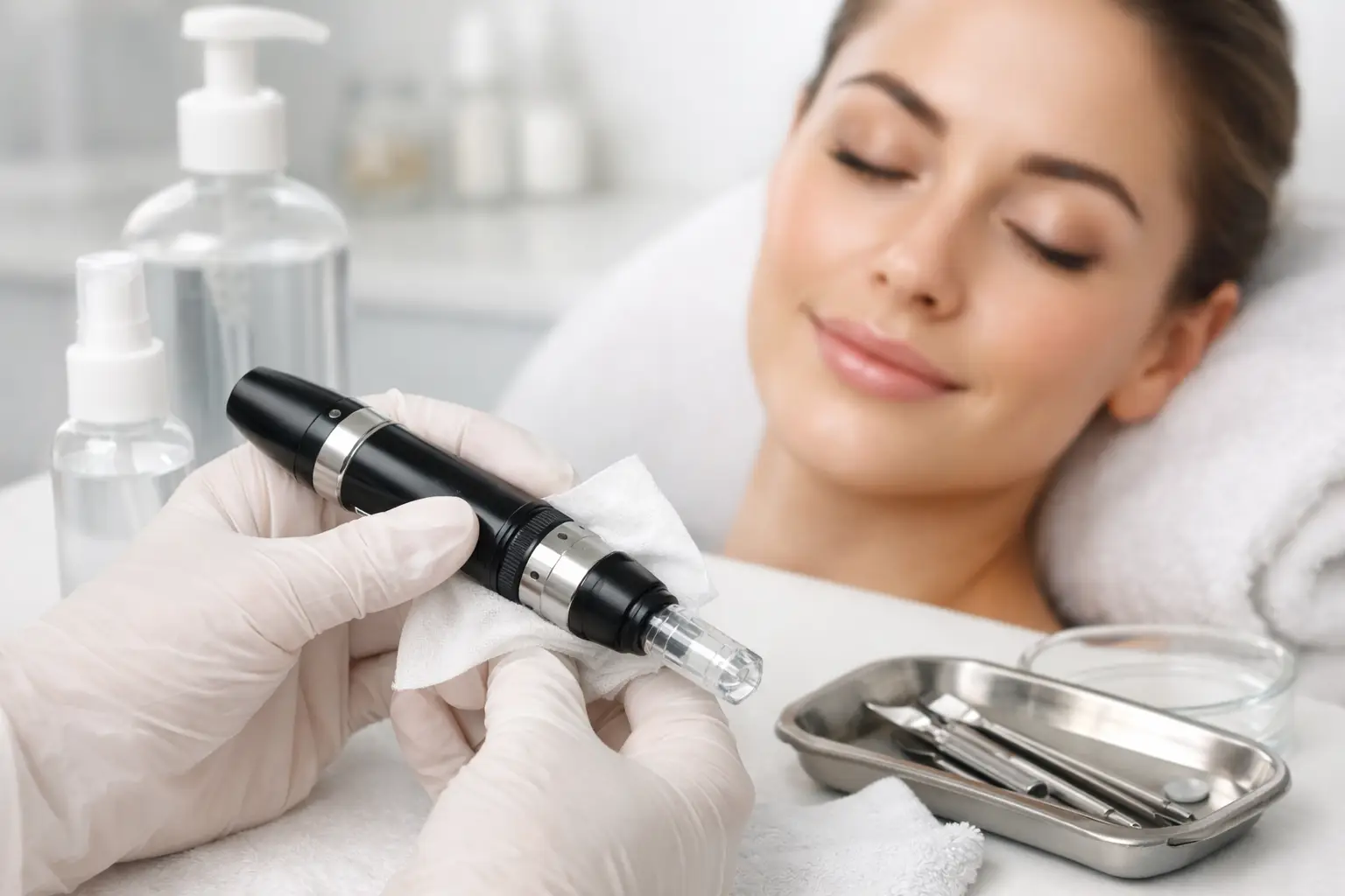 How to Clean a Microneedling Pen Safely
